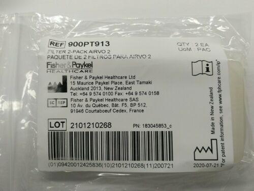 900PT913| Paquete de Filtro de Barrera para Airvo2, paquete con 2, Fisher & Paykel