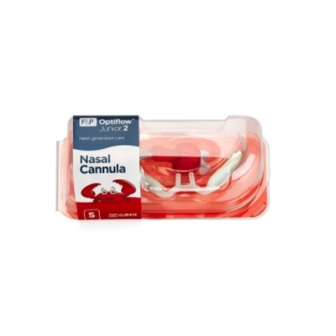 OJR412| Cánula Nasal Alto Flujo Junior 2 talla S (roja) Fisher & Paykel