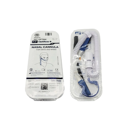 Canula Nasal precalentada para terapia de oxigeno de Alto Flujo Adulto talla M, Fisher & paykel