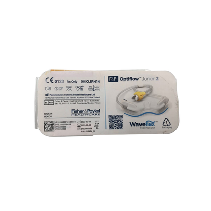 OJR414| Cánula Nasal Alto Flujo Junior 2 talla M (Amarilla) Fisher & Paykel