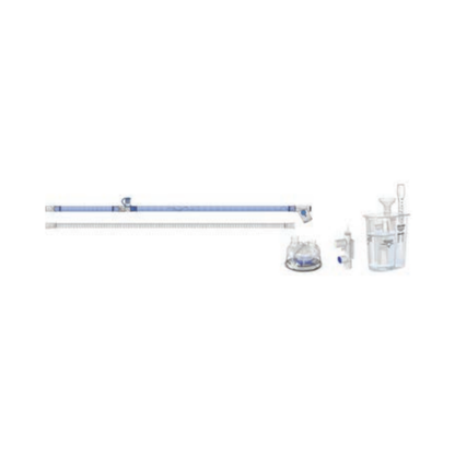 Sistema CPAP de burbuja para bebés que incluye circuito respiratorio calentado por inspiración con cámara de alimentación automática, colector de presión y generador de CPAP Fisher & paykel